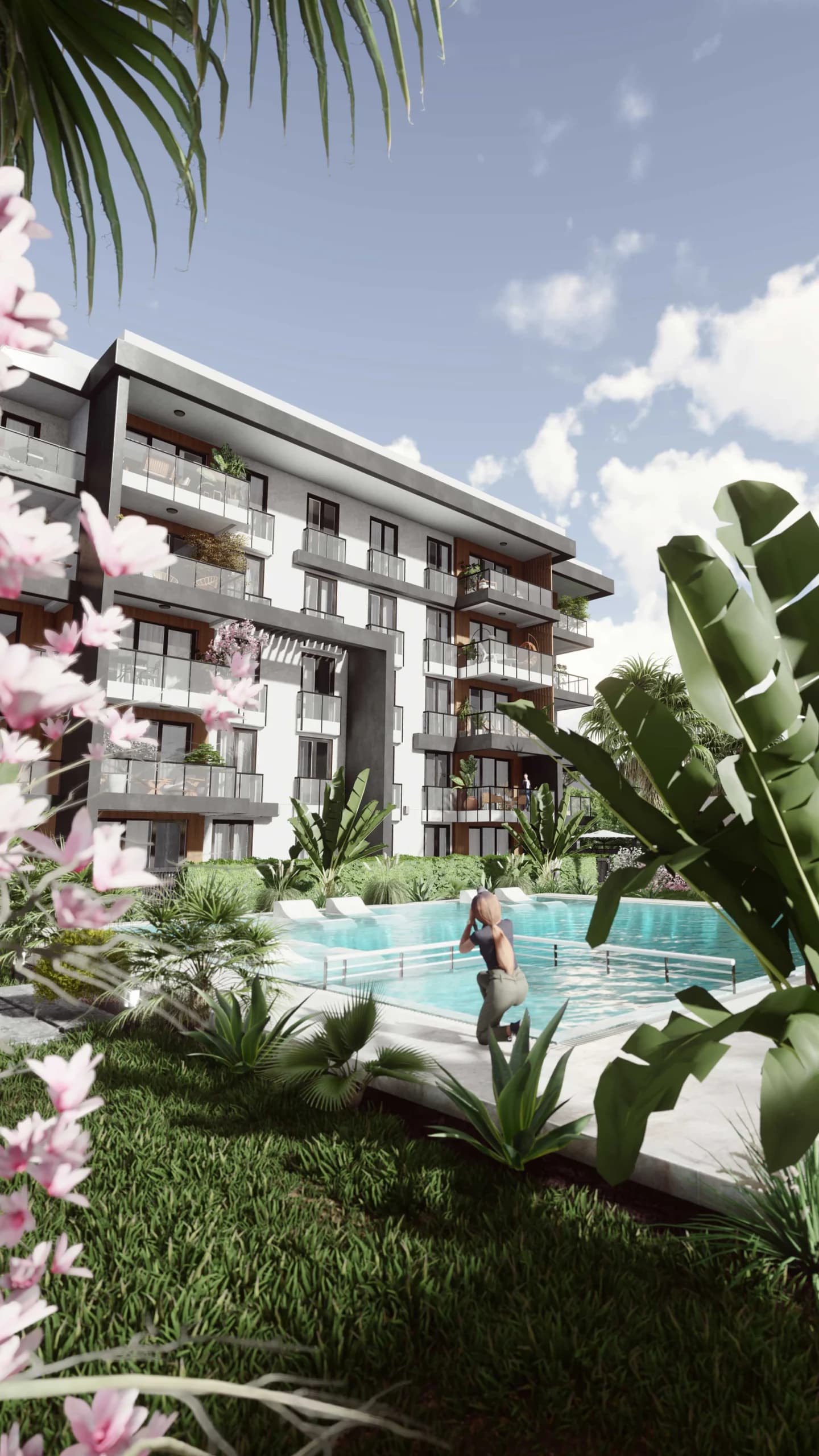 Perge Collection Pure Green dış cephe ve peyzaj görünümü